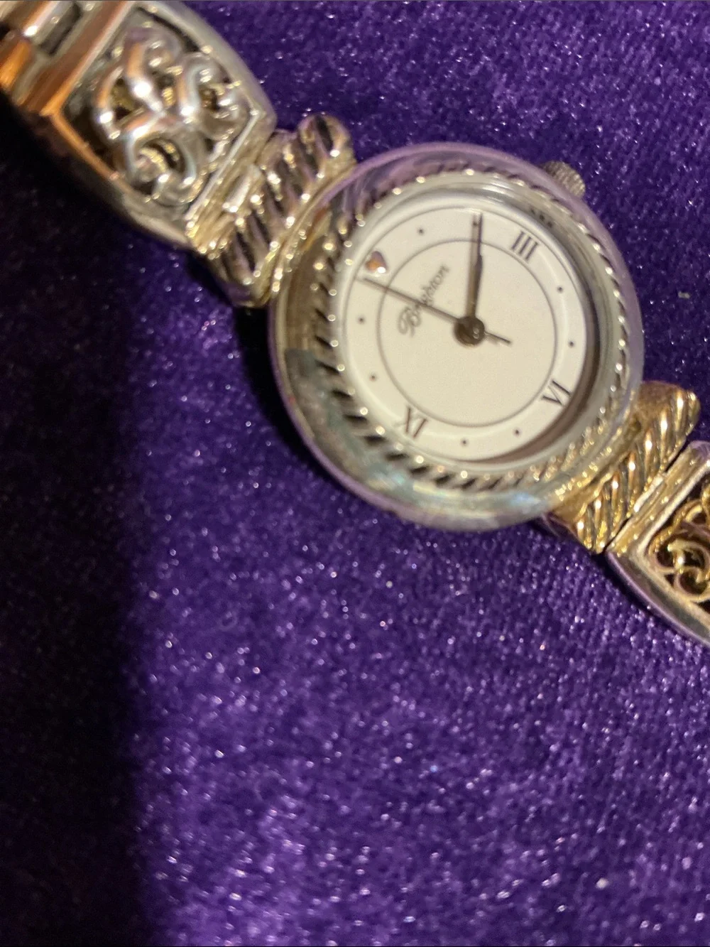 Brighton Camden Watch Two Tone Gold to Silver Reversible Strap